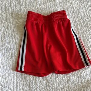 Red Kids Athletic Shorts